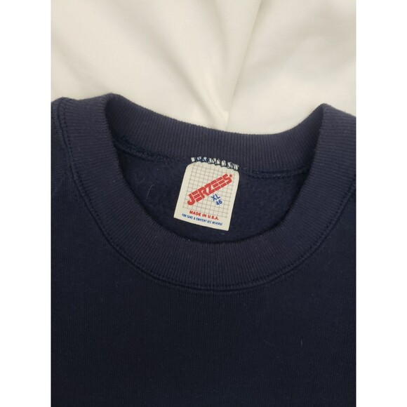 NYC New York City Transit Sweatshirt Blue Mens Large Jerzees VTG 90s Made USA - Picture 4 of 7